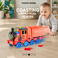 Jouet de train pour enfants en gros avec lumières, musique, voiture à catapulte, véhicule en plastique, jouet éducatif, cadeau pour enfants