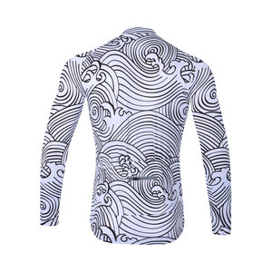 Anti Bacterial Odor Resistant Custom Design Style Fabric UV Protection <b>Long</b> <b>Sleeve</b> Spring Autumn Road Bike <b>Cycling</b> <b>Jersey</b> - Product Image 3