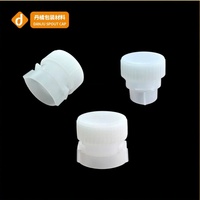 Bouchon en plastique à large ouverture de 30 mm pour sachets souples de détergent liquide, gel ou huile