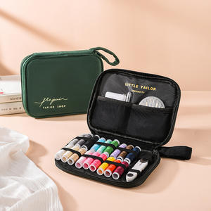 Kit de accesorios de costura multifuncional portátil <span class=keywords><strong>para</strong></span> el hogar Juego de herramientas de <span class=keywords><strong>aguja</strong></span> e hilo de viaje <span class=keywords><strong>para</strong></span> el hogar con bolsa de almacenamiento y caja de costura - Product Image 3