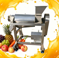 Professionele schroefblad-tigernoot-druif-passievrucht sapcentrifuge industriële sapcentrifuge 220V motor hoge productiviteit verwerking