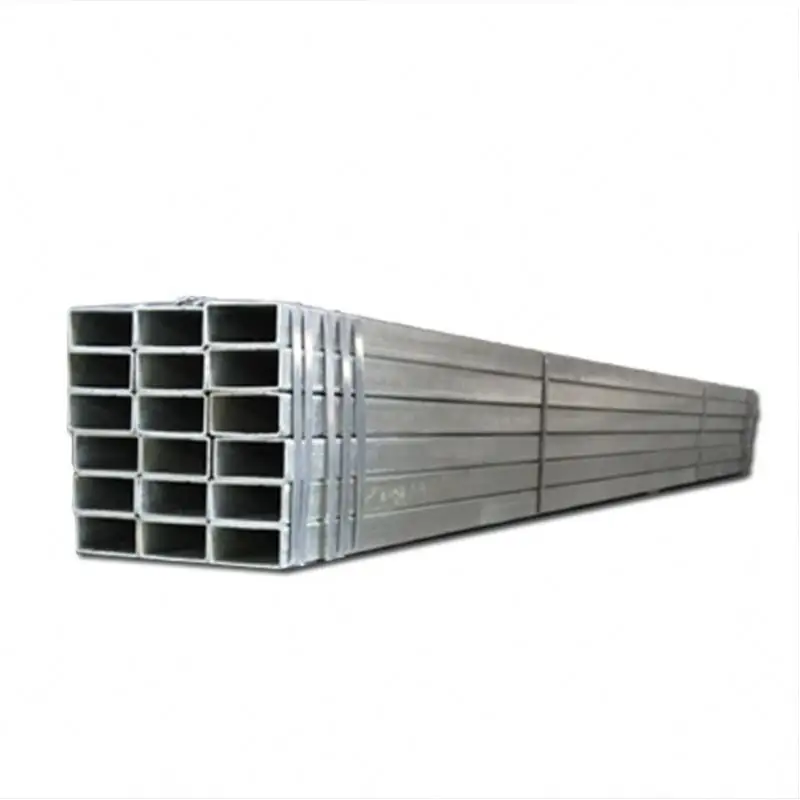 Tubería de acero Rectangular de pared fina, 2x4, galvanizada, 40x40mm, Erw, cuadrada y laminada en caliente, 100x50