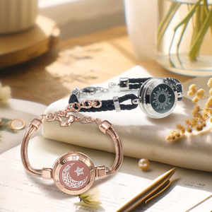 Pulsera Vibratoria <span class=keywords><strong>Totwoo</strong></span> para Parejas al por Mayor Sol y Luna con Tecnología Táctil a Larga Distancia - Product Image 2