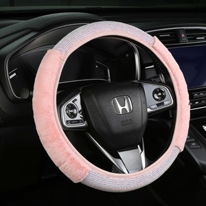 Nueva Funda Universal <span class=keywords><strong>para</strong></span> Volante <span class=keywords><strong>de</strong></span> Coche, Protección <span class=keywords><strong>de</strong></span> Piel Sintética, Cálida, Gruesa, Suave, <span class=keywords><strong>de</strong></span> Felpa, Color Rosa, <span class=keywords><strong>para</strong></span> <span class=keywords><strong>Mujer</strong></span> y Hombre, Multicolor - Product Image 3