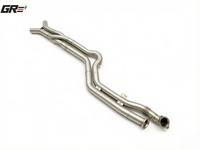 Tuyau intermédiaire en Z SS304 Performance pour BMW G80 G81 M3 G82 M4 G87 M2 S58, conception à longueur égale de 70 mm