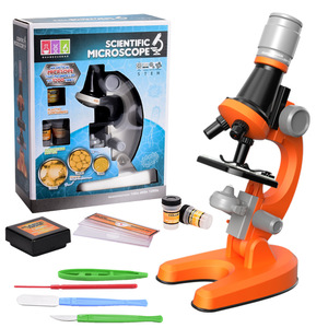 Scientific Microscope 100x 400x 1200x Magnification For Children Education Science Experiment Kit With Accessories - Product Image 2