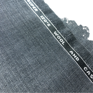 High Quality Worsted Yarn Dyed Woven Wool/Polyester Anti-Pill Suiting Fabrics for Jacket & Garment - Product Image 1