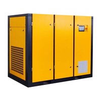 Compresseurs industriels alimentés au gaz de nouvelle condition 132KW Compresseur d'air à vis à deux étages 75KW Fréquence variable à aimant permanent