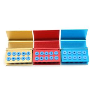 Porta frese dentarie autoclavabili con 10 fori in silicone Block scatola per FG RA ad alta e bassa velocità Burs alimentazione manuale - Product Image 1