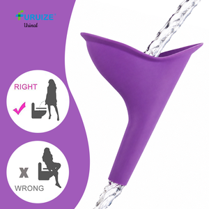 Dispositif d'urination féminin pratique en silicone Furuize, urinoir portable <span class=keywords><strong>pour</strong></span> femmes, entonnoir <span class=keywords><strong>pour</strong></span> <span class=keywords><strong>faire</strong></span> <span class=keywords><strong>pipi</strong></span> <span class=keywords><strong>debout</strong></span>, entonnoir réutilisable <span class=keywords><strong>pour</strong></span> femmes - Product Image 2