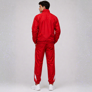 Premium Windbreaker Tracksuit Set <b>Jacket</b> and Trousers 100% Polyester Custom Sportswear Wholesale - Product Image 1