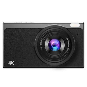 Caméra de vlogging BENJIE 2,4 pouces 4K pour débutants, transfert instantané OTG vers téléphone, double objectif, compacte, pour YouTube, image SD 64MP - Product Image 1