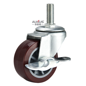 Rueda de Poliuretano Roja de 1.5, 2, 2.5 y 3 Pulgadas <span class=keywords><strong>sin</strong></span> Rodamiento <span class=keywords><strong>para</strong></span> <span class=keywords><strong>Muebles</strong></span>, Precio de Fábrica - Product Image 1