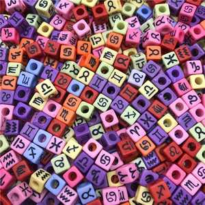 Cuentas de letras acrílicas, cuentas de ilicón EAD con números de corazón, UBE 6 mm For IY eeewelry aking IDS rarafts - Product Image 2