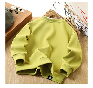 <span class=keywords><strong>Felpa</strong></span> da ragazzo 2025 autunno Casual alla moda in Jersey per bambini camicie con fondo superiore a due pezzi <span class=keywords><strong>felpa</strong></span> con cappuccio per bambini - Product Image 3