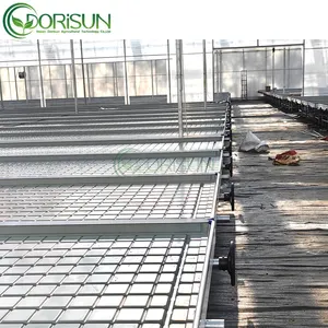Manual Pulley Movable Space Energy Conservation And Environmental Protection Flow Table Greenhouse Rolling Benches