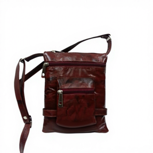 BS INTERNATIONAL Lightweight Genuine Leather Clutch <b>Long</b> Strap Large Capacity Zipper Waterproof Durable Casual Handbags - Product Image 2
