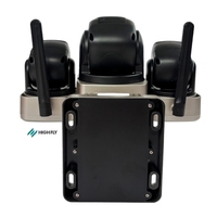 Caméra solaire intelligente WiFi/4G HighFly AOV 4 objectifs avec stockage sur carte TF, résistance aux intempéries IP66, zoom optique 12x