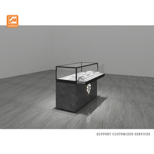 Noir De Luxe Personnalisé LED Lit Étanche Écologique Bijoux Affichage Comptoir Armoire Murale Corps Piercing Stands pour Les Magasins De Détail - Product Image 6