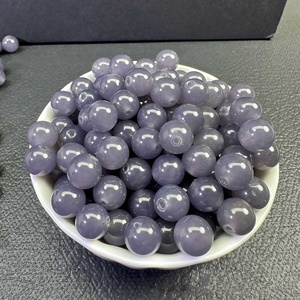 Perle Sciolte PFT in Giada Hotan <span class=keywords><strong>Smeraldo</strong></span> Ghiaccio, Viola Fumo, Blu Acqua, Gemme Multiple per Gioielli Fai da Te, Bracciali e Collane - Product Image 3