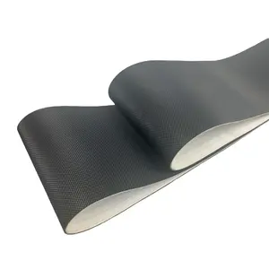 Tapis roulant à motif diamant en PVC noir de haute qualité
