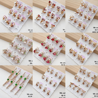 Boucles d'oreilles clips XUPING couleur or 18 carats avec zircons cubiques, vente en gros, boucles d'oreilles à billes en zircon non percées pour femmes
