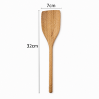 Ensemble d'ustensiles de cuisine en bois d'acacia naturel de qualité supérieure, durables, écologiques, spatules, sans danger pour les aliments, faits à la main, durables