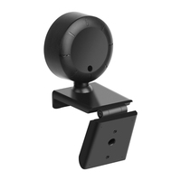 Webcam HD à mise au point automatique pour mini caméra PC 1080P avec anneau lumineux LED et capteur d'imagerie CMOS pour microphone