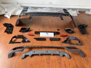 XLstyling auto conversione aggiornamento Kit carrozzeria paraurti per <span class=keywords><strong>BMW</strong></span> <span class=keywords><strong>X5</strong></span> G05 MT M Sport stile paraurti anteriore minigonne laterali paraurti - Product Image 6