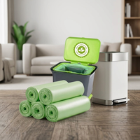 Sacs poubelles biodégradables Oxo 100% compostables, personnalisables avec parfum pour poubelle de compost de cuisine