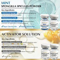 Poudre de traitement de l'acné à base de spicules de Spongilla, peeling bio-microneedling, atténue les taches brunes, soin anti-âge pour la peau