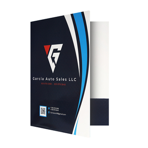 Dossiers personnalisés avec logo, introduction au produit d'entreprise, dossier A4 A5, profil d'entreprise, papier 350GSM, dossiers personnalisés avec logo - Product Image 1