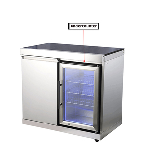 Refrigerador para Cerveza y Bebidas, de Acero Inoxidable 304, Pequeño, para Cocina Exterior, de Instalación Bajo Encimera, Venta al Por Mayor - Product Image 4