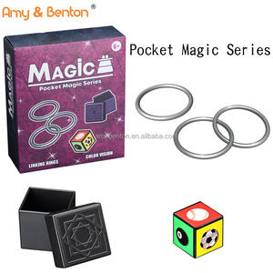 Novità Kit di trucchi magici giocattoli colori scatola di visione e anelli di collegamento magici Set di giocattoli assortiti magici tascabili classici per bambini e adulti - Product Image 6