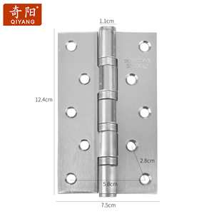 רהיטים צירים qiyang חם מכירה נירוסטה 5 אינץ כדור נושא דלת מלא morely butt ציר חלון דלת ציר ציר - Product Image 2