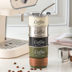 Vente en gros de tasses en acier inoxydable à double paroi de 300 ml, logo personnalisé pour l'eau, le thé, le lait, le café, design moderne pour cadeaux d'affaires - Product Image 3