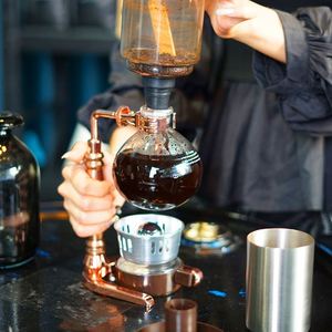 Siphon Coffee <b>Maker</b> Household Siphon Coffee <b>Maker</b> Set glassware Coffee Machine 3cups 5cups - Product Image 6