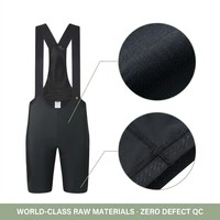 Cuissard de cyclisme personnalisé noir haute compression, kit professionnel sur mesure, faible MOQ 10 pièces, conception 3D gratuite, vente en gros
