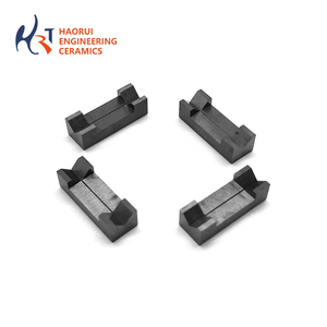Piezas de ranura en V de cerámica Zirconia negra de cerámica industrial de precisión personalizada para empalmador de fusión de fibra - Product Image 5