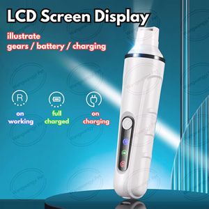 เครื่องเจียรเล็บสุนัขแบบไฟฟ้าเงียบพิเศษ พร้อมไฟ LED และหน้าจอ LCD ปลอดภัยสำหรับสัตว์เลี้ยง เช่น แมว สุนัข และกระต่าย - Product Image 5