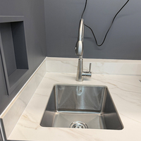 2026 Luxueuse Maison de Piscine Extérieure Moderne avec Armoire de Cuisine en Acier Inoxydable pour Barbecue à Gaz et Allumage Électronique