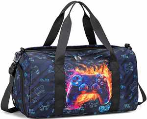 Sports Bag for Boys Kids Duffle Bag Boys Travel Bag for Kids Overnight Bag for Kid Weekender Bag <b>Sleepover</b> Bags - Product Image 1