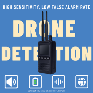 El Drone dedektörü FPV dedektörü 300-6000MHz İha için Pilot izleme pasif algılama güvenlik koruma ekipmanları - Product Image 5