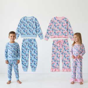Ensemble haut et short à manches longues pour filles, imprimé cœur, nouveau design, vêtements pour enfants, tenues de boutique - Product Image 4