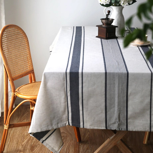 Tovaglia da Cucina in Cotone, Lavabile in Lavatrice, Riutilizzabile, con Righe <span class=keywords><strong>Grandi</strong></span>, per Uso Ripetuto - Product Image 2