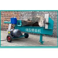 Fendeuse de bûches de bois de chauffage populaire Processeur de bois Machine à hacher le bois Broyeur à bois Machine à concasser à marteaux portable