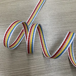 Многоцветная тканая лента из полиэстера для украшения одежды