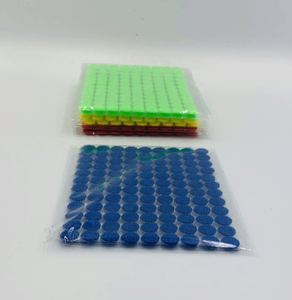 Crochets et boucles adhésifs ronds noirs et blancs personnalisés, attaches rapides de 15 mm, points adhésifs puissants, autocollants en nylon, Velcro - Product Image 4