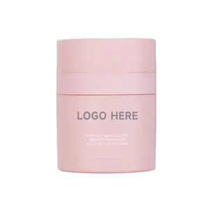 Empty 30g 50g 30ml Eye Cream Lotion Container White Acrylic Powder Jars Double Wall Cosmetic Airless Pump Jar