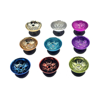 Pièce de réparation en plastique chromé 3D analogique Joystick Thumbsticks Grip pour contrôleur